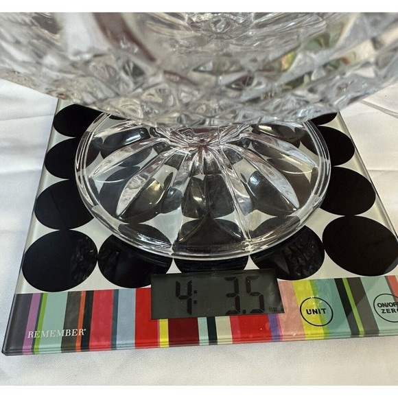 Cristal D'arques Crystal LONGCHAMP Large Footed Centerpiece Bowl - Picture 7 of 7